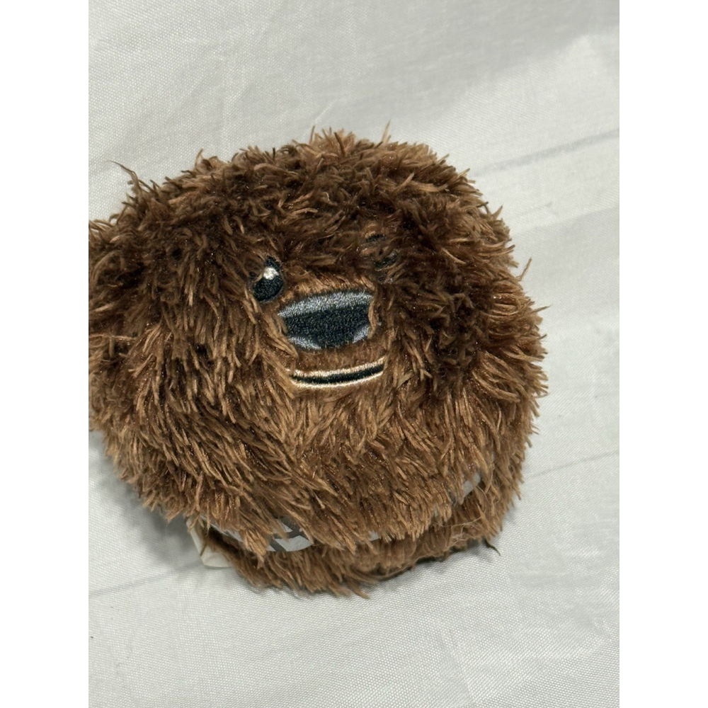 HALLMARK FLUFFBALL Star Wars CHEWBACCA BALL 4" Plush Stuffed Animal Toy Souvenir